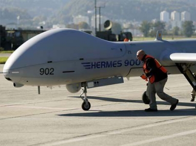 Drona produsa in Israel, la mare cautare