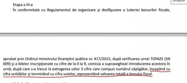 EXCLUSIV Gafa incredibila a statului roman: Toate extragerile Loteriei fiscale sunt ilegale. Au inlocuit sutele cu unitatile