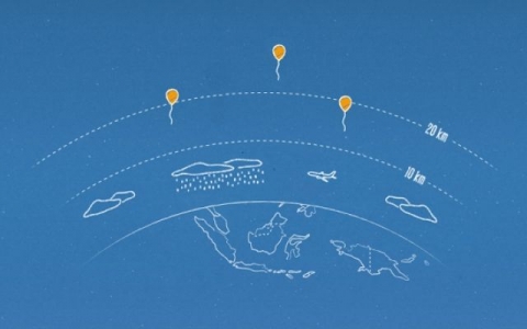 Google sprijina accesul la internet in Indonezia printr-un proiect cu baloane cu heliu