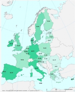 Harta pretului european la electricitate. Romania este campioana la taxarea curentului