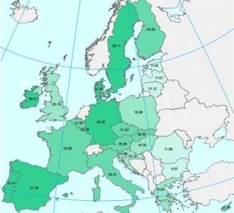 Harta preturilor la energie electrica in Europa. Unde sta Romania